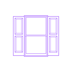 Buildings Window Shutters Panel Raised Digital Sketch Svg Design, Free Vectors File